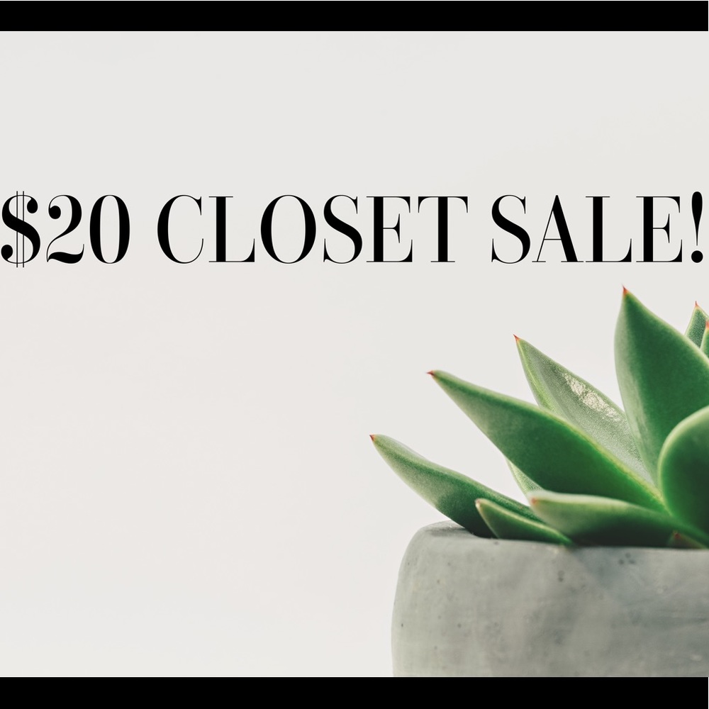 🛍$20 CLOSET SALE!🛍